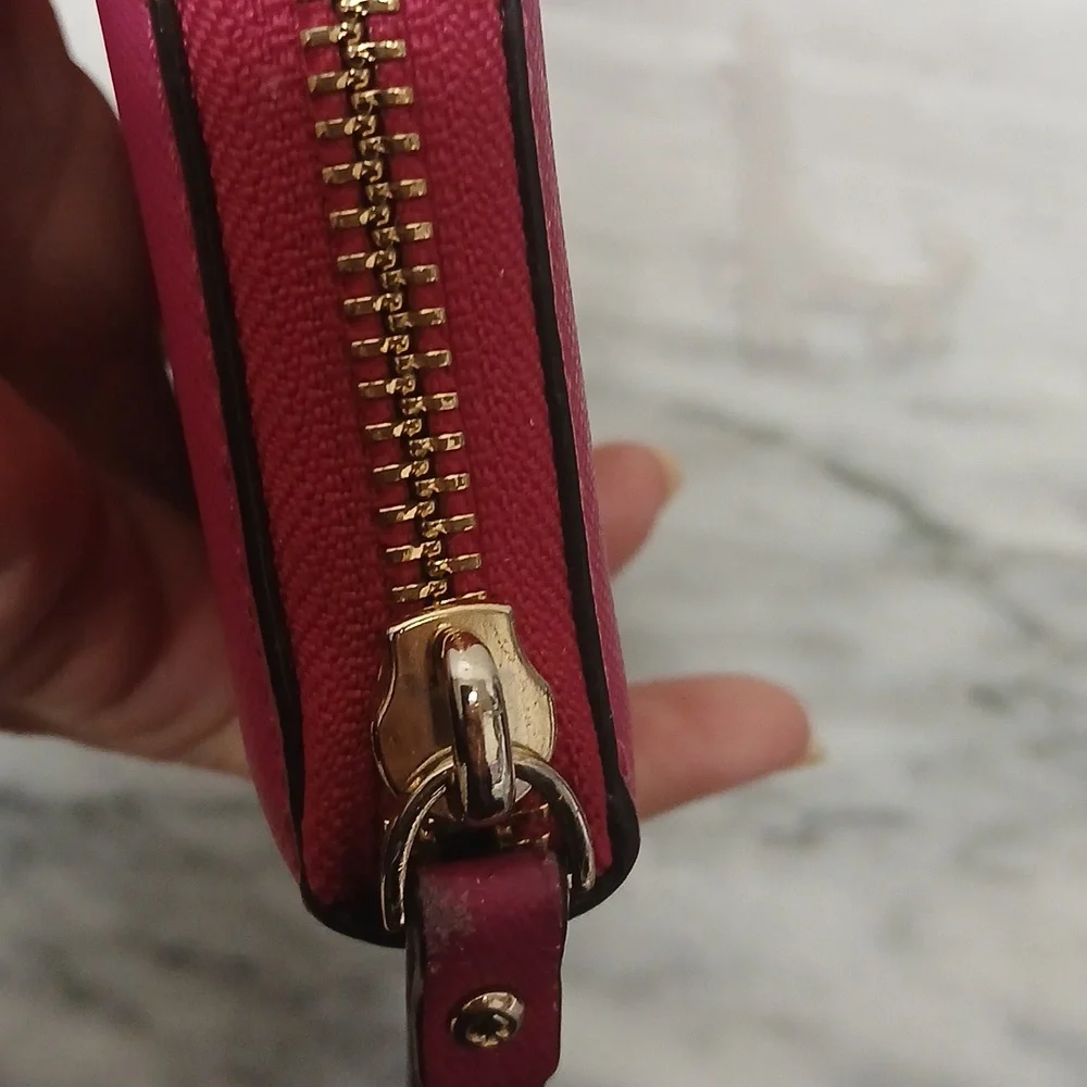 KATE SPADE LONG FUSHIA/PINK/ROSE COLORED WALLET FOR REHAB